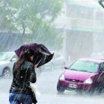 Indomet: continúan los aguaceros fuertes y posibles granizadas