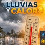 Lluvias afectan provincias RD este sábado; sigue calor intenso